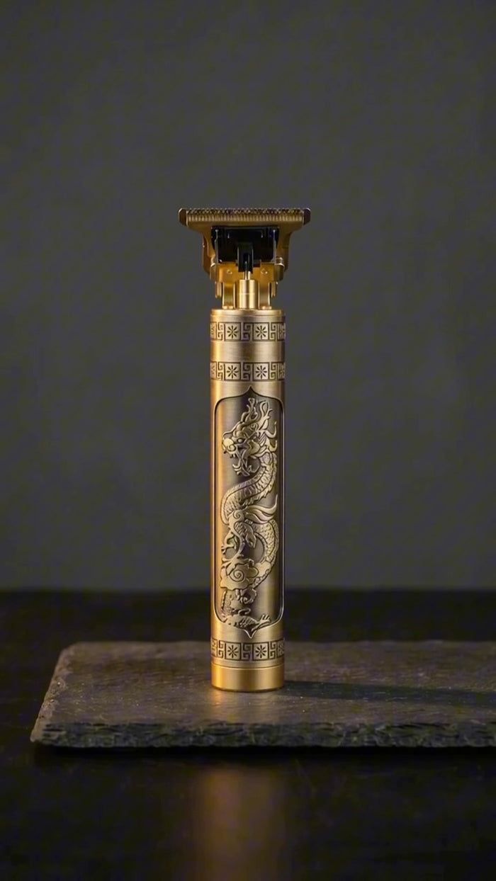 Recortadora Iwoo Dorada – Barba y cabello prolijos desde casa