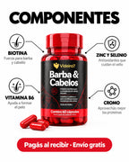 Barba & Cabelos: un frasco te dura 2 meses